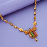 Radha Madhav 925 Sterling Silver Gold-Plated Necklace