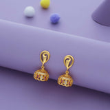 Rani Floral Gold Polish 925 Silver Traditional Kid Earring