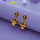 Royal Parrot 925 Silver Jhumkas