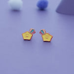 Shining Star 925 Sterling Silver Kids Earrings (3+ Yrs)