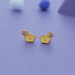 Shining Star 925 Sterling Silver Kids Earrings (3+ Yrs)