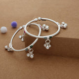Shubhra Bells 925 Silver Kid Anklet(1-2Yrs)