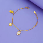 Silver 925 Cute Animal Charm Kids Bracelet (1-6 Yrs)