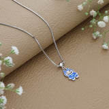 Snowy Buddy 925 Silver Kids Chain Pendant (3+ Years)