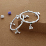 Spark Joy 925 Silver Traditional Kid Anklet(6M-1Yrs)