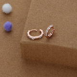 Sparkle Band 925 Silver Kid Hoop Earring(3+ Yrs)