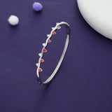 Sparkling 925 Silver Kada