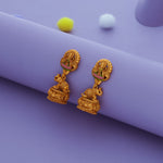 Sri Lakshmi 925 Sterling Silver Antique Jhumkas