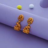 Sri Lakshmi 925 Sterling Silver Antique Jhumkas