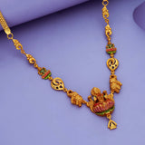 Sri Gaja Lakshmi 925 Silver Temple Necklace