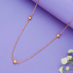 Star Stone Charm 925 Sterling Silver Chain Necklace