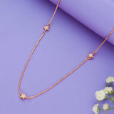 Star Stone Charm 925 Sterling Silver Chain Necklace