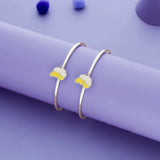 Sunshine Flutter 925 Sterling Silver Baby Bangles