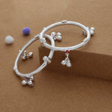 Sweet Jingle 925 Silver Traditional Kid Anklet(1Yr-2Yrs)