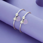 Sweetheart Bloom 925 Sterling Silver Kid Bangles