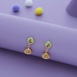 Taranga Traditional 925 Gold Polish Silver Kid Earring