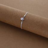 Tiny Kitty 925 Thread Silver Bracelet(1-5Yrs)