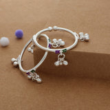 Tiny Twinkle Pure Silver Kid Anklet(0-6Months)
