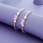 Tiny Mariposa 925 Sterling Silver Kid Bangles