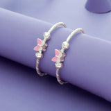 Tiny Mariposa 925 Sterling Silver Kid Bangles
