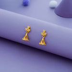 Trishira Clover 925 Silver Traditional Kid Earring