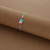 Trunky Charm Rose Gold 925 Thread Silver Bracelet(1-5Yrs)