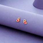 Tweety Heart 925 Silver Kids Studs (2+ Yrs)