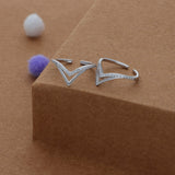 V Glow 925 Silver Toering