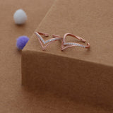V Shine Rose Gold 925 Silver Toering