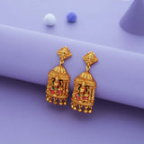 Vaishnavi Devi Gold Polish 925 Silver Traditional Jhumka