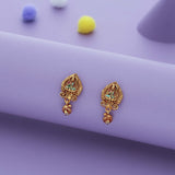 Vara Lakshmi Traditional 925 Gold Polish Silver Earring