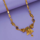Vighnaharta Grace 925 Gold Polish Silver Necklace
