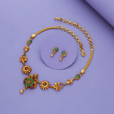 Padma-Lakshmi Traditional 925 Silver Necklace Set