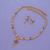 Purple Promise 925 Gold Polish Silver Necklace