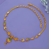 Divine Lakshmi 925 Sterling Silver Temple Necklace