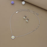 Blossom Delight 925 Silver Kids Pendant With Studs(3+ Years)