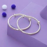 WaveLoom 999 Silver Kid Bangles (0-5 Yrs)