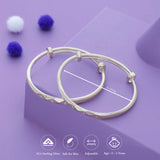 WaveLoom 999 Silver Kid Bangles (0-5 Yrs)
