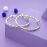 WaveLoom 999 Silver Kid Bangles (0-5 Yrs)