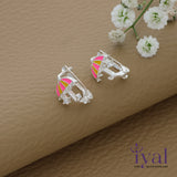 Mesmorizing Umbrellad Silver Hoop Earring for Kids
