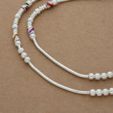 Scintillating Classic Silver Anklet