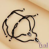 Lovely Butterfly 925 Silver Thread Anklet