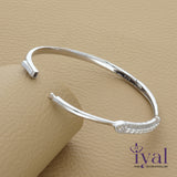 Delightful Silver Kada For Women