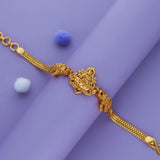Golden Padma Lakshmi 925 Gold Polish Silver Bracelet