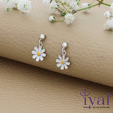 Flower Drop Silver Earring(5+ Yrs)