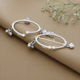 Charming Classic Silver Anklet for Babies(3 to 6months)