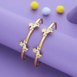 Unicorn Fantasy 18K Gold Polish Silver Kid Bangle (0-5 Yrs)