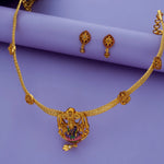 Devi Bhakti 925 Silver Traditional Necklace Set