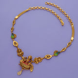 Padmashree 925 Silver Gold Polish Necklace