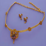 Devi Bhakti 925 Silver Traditional Necklace Set